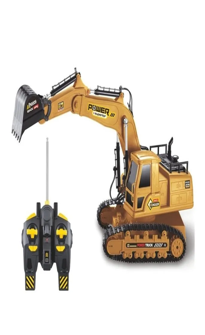 24G 118 RC Excavator Engineering Tractor Truck Toys Simulation Remote Control Car Model Toy For Children Nyårsgåva 20123448177