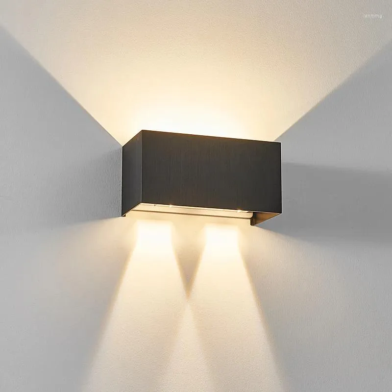 벽 램프 LED 현대 간단한 거실 침실 침대 옆 복도 연구 계단 조절 가능한 배경