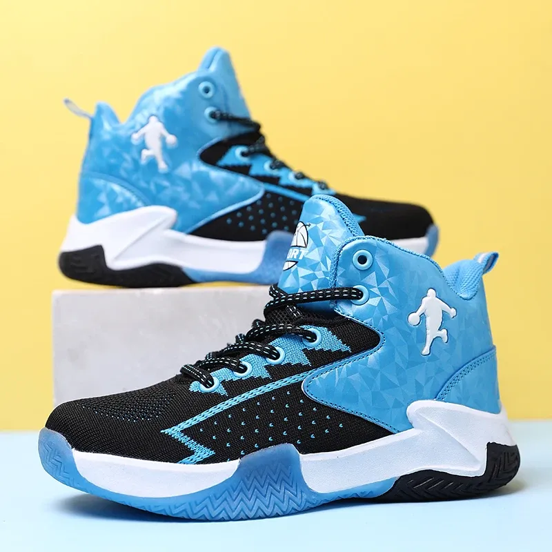 Chaussures Nouvelles garçons Marque Basketball Chaussures pour enfants baskets épaisses semelles non glissantes Chaussures sportives Chaussures enfants pour filles