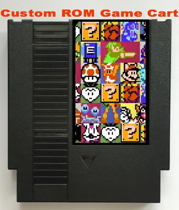 Custodie Cartuccia di gioco SINGOLA personalizzata per supporto console NES/FC Mapper 1 2 7 9 10 11 21 24 66 69 71 75 79 162 163