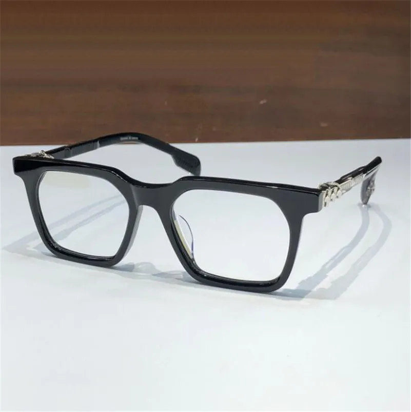 Nieuwe mode-ontwerp retro vierkante optische bril 8266 acetaat plankframe eenvoudige en populaire stijl veelzijdige vorm transparante bril