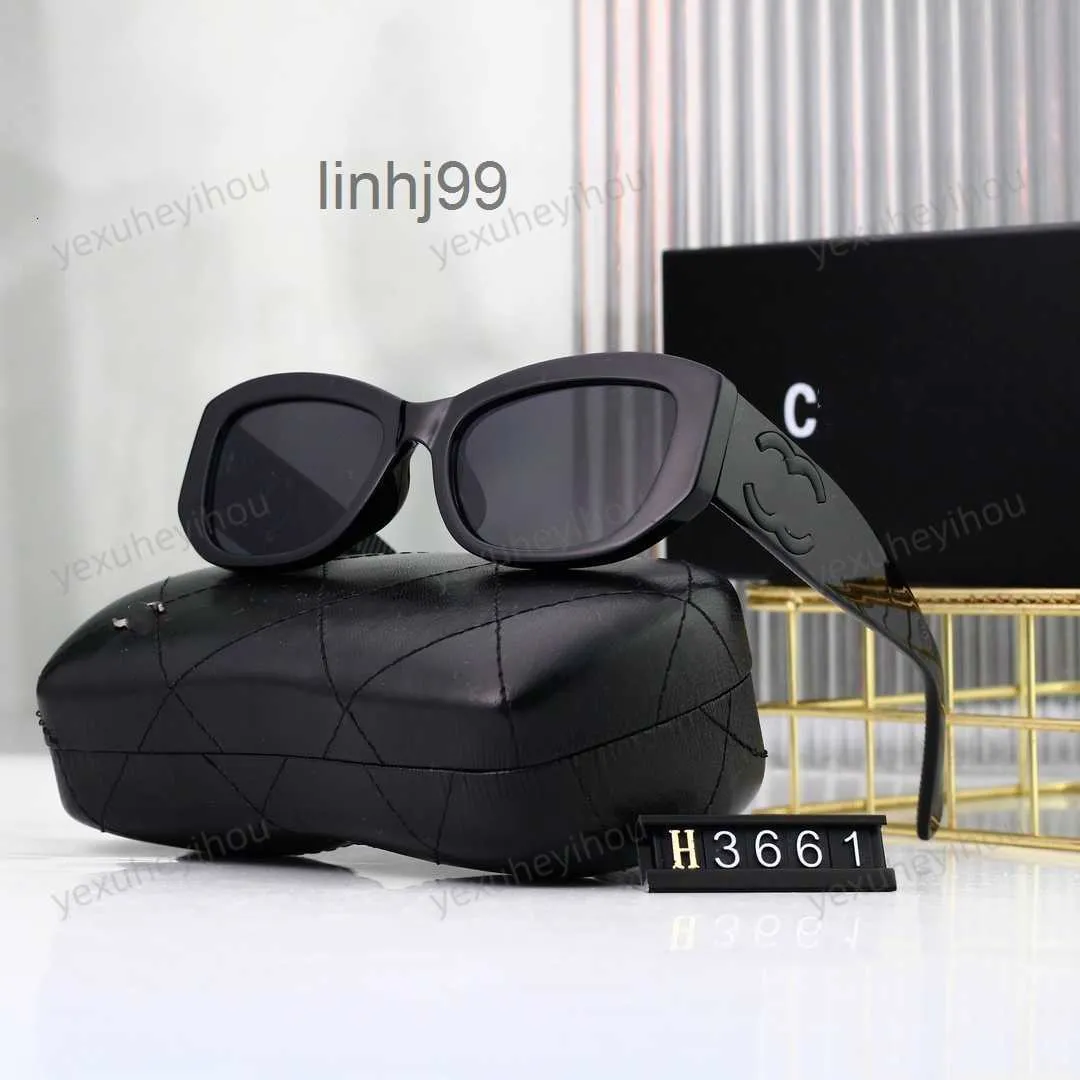 Sunglasses New Cc Fashion Designer Ch Sun Glasses Retro Top Driving Outdoor Uv Protection Leg for Women Men with Box0vkjZLLJ