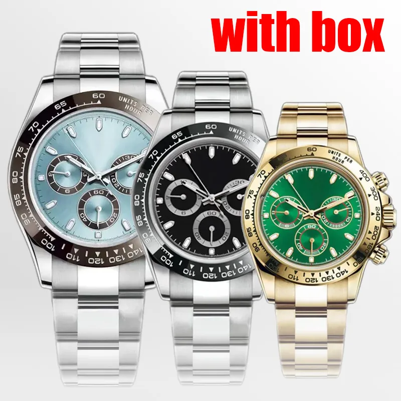Zegarki designerskie zegarki męskie zegarki Wysokiej jakości zegarki Gold Watch Automatyczne zegarki Montre de Luxe Sapphire Classic 904L Stal nierdzewna Luminous