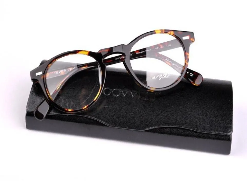 2016 Men Optical Glasses Frame OV5186 Gregory Peck Eyeglasses Women Myopia Eyewear Frame with Case8188867