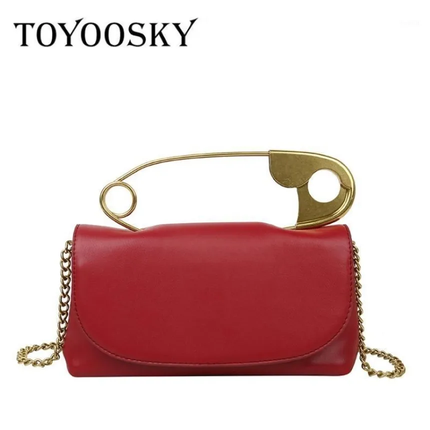 Personality Brooch Type Women's Shoulder Bags Funny Pins Design Messenger Bags Pu Leather Women Handbag Ladies Flap1260t