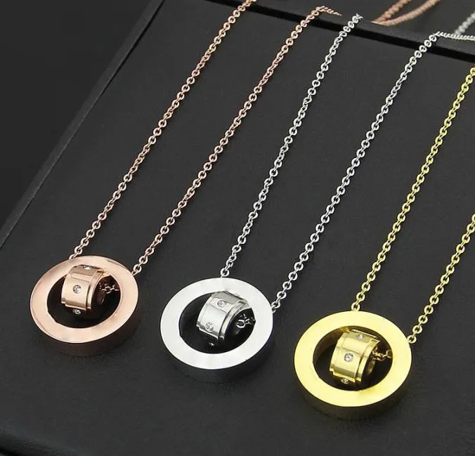 2019 nieuwe mode maat ronde diamanten ketting 18K goud vrouwen liefde ketting sieraden gift2802153