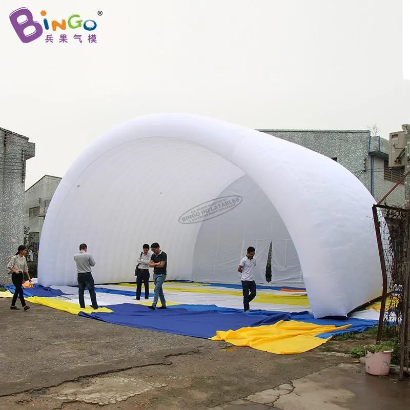 wholesale Custom made 10mWx6mDx5mH (33x20x16.5ft) giant inflatable stage cover tent for wedding party durable canopy for event marquee toy sports