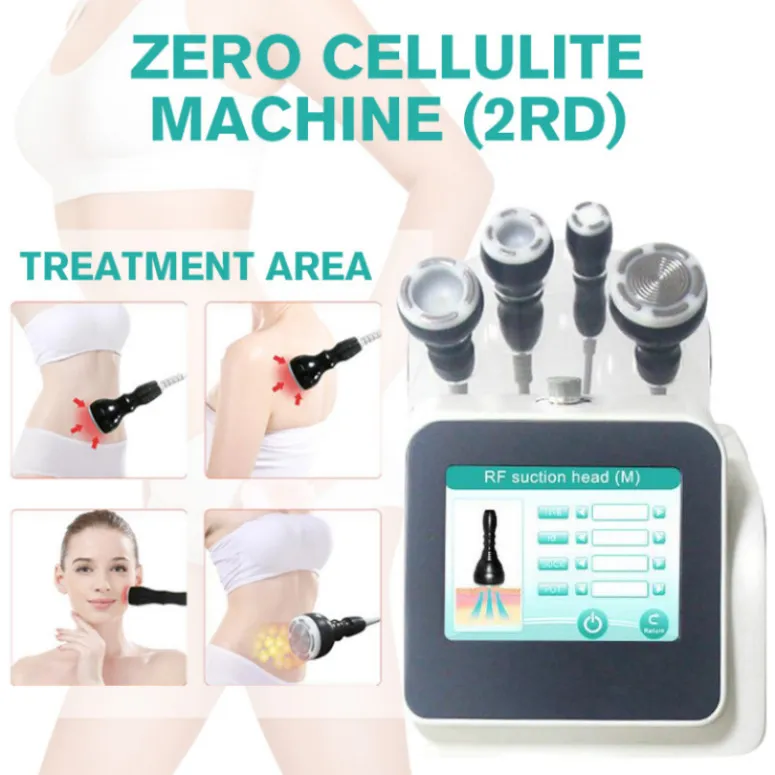 Bärbar 80K Cavitation RF Machine Ultrasonic Fat Burning Cellulite Borttagning Vakuum RF Cavitation Slimming Cavi Lipo Body Contouring Machine544