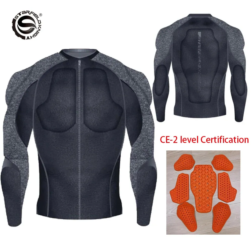 Mens Motorcycle Clothing Auto Racing Jacket Off-Road Motocross Protective Gear Armor Body Protector Sportswear Racing Equipment 240227