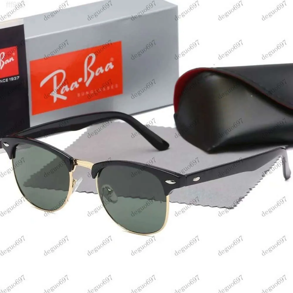 Luxurys Designer Rays Bans Uomo Donna Occhiali da sole pilota Adumbral Goggle UV400 Eyewear Occhiali classici 3016 Band Occhiali da sole Montatura in metallo con scatola raies ban LD1J