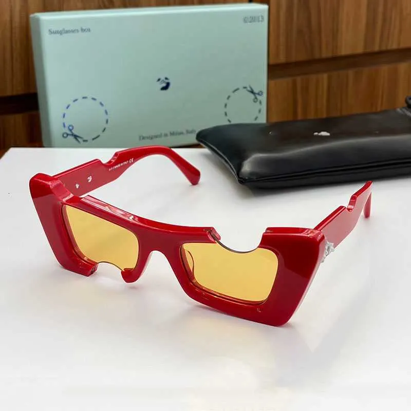 Fashion Off Sunglasses Offs White Men Designer Classic Black Cutout Frame Glasses Protective Lens Sunglassess Original Box