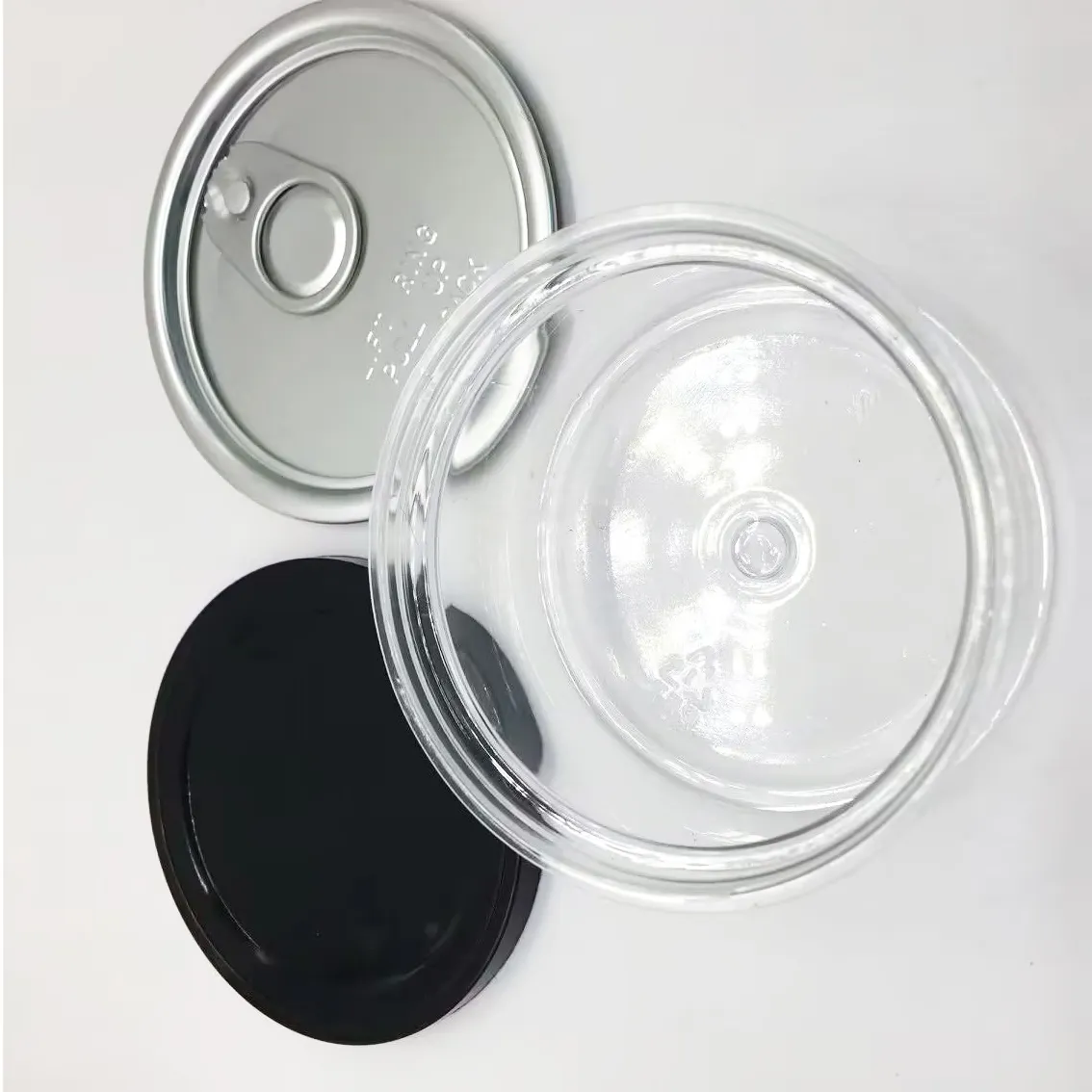 Tin Cans Food Packaging Aluminum Storage Containers Tin Cans Tea Container Box Color Plastic Bag Can Box Hologram Sticker 3.5 G Smellproof Clear Lid Packaging Bottles