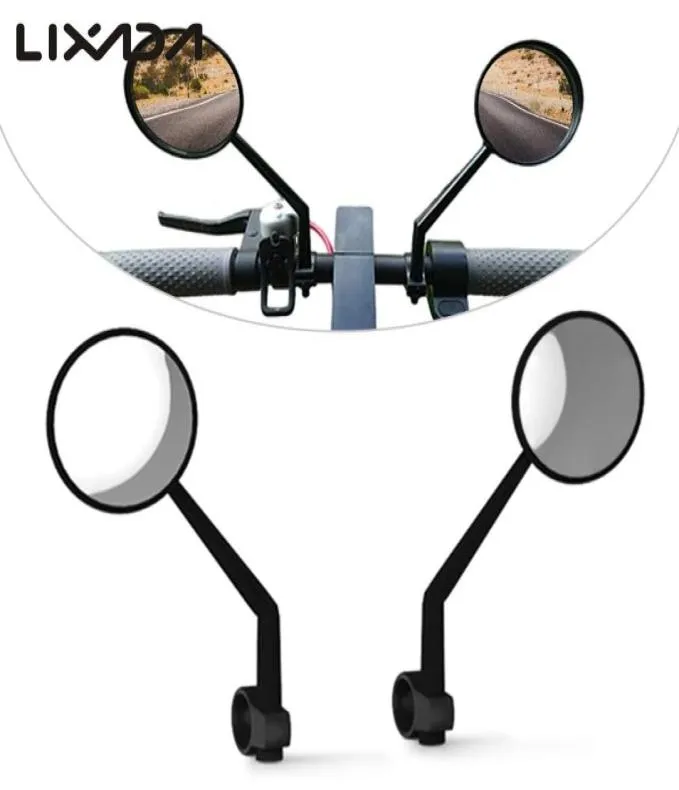 Novo 2 pçs espelho de bicicleta espelhos retrovisores vidro retrovisor para xiaomi mijia m365 scooter elétrico bicicleta ciclismo acessórios7743527