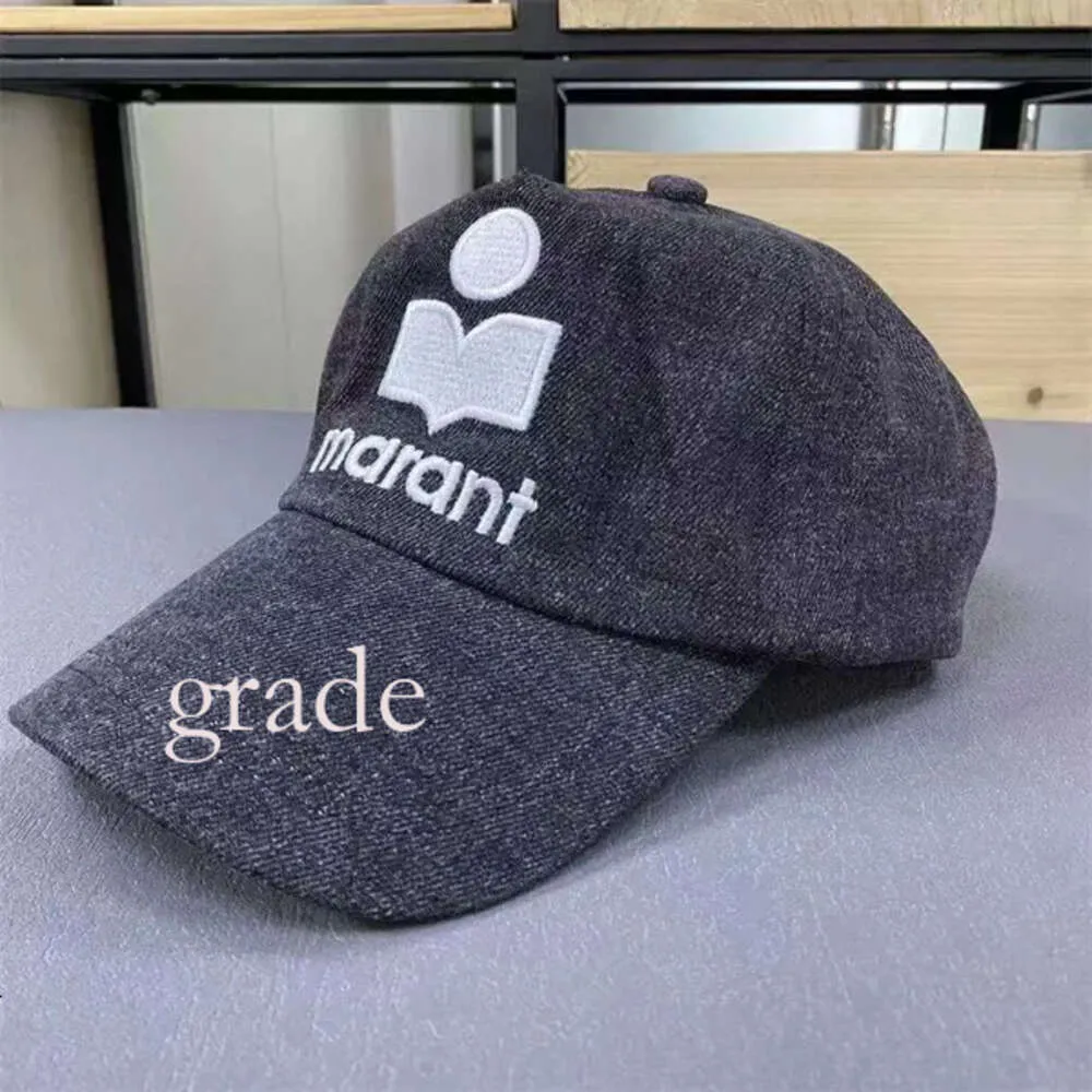 Designerskie czapki mody czapki kulki klasyczne najwyższej jakości płótno Marant Cap z baseballową torbą kurzu baseballową mody Hats Mar ant New Hat 185