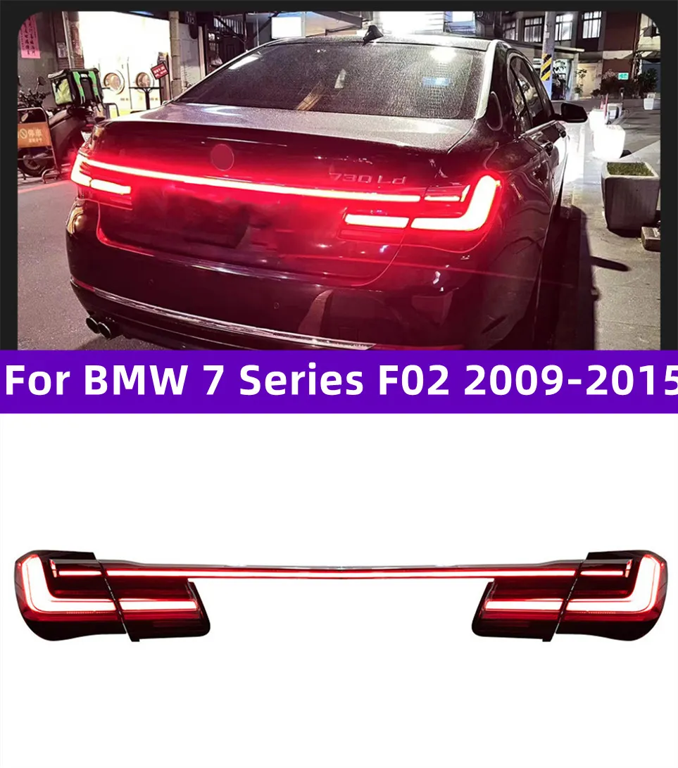 Car Styling per BMW Serie 7 F02 Fanale posteriore a LED 2009-20 15 730I 740I 760I Luci dei freni posteriori LED Indicatori di direzione Fanale posteriore