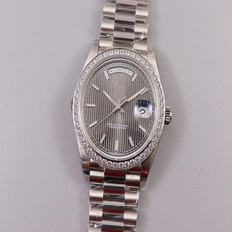 EW Men's Watch Size 40mm مع 3255 حركة تلقائية بالكامل الياقوت المرآة Crystal 904L Fine Strap Function 294p