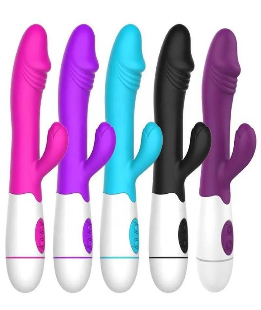 Sex Toy Massager Factory Good Gspot Rabbit Vibrator 30 Speeds Vibration Models Women Toy Dildo Adult Ual Toys7252599