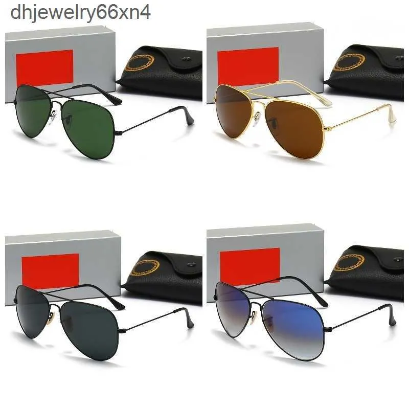 designer zonnebrillen voor dames heren heren Klassieke Retro Zonnebril Luxe Brillen 3026 Bands Metalen Frame Zonnebril Damesmode Hoge kwaliteit Zilver