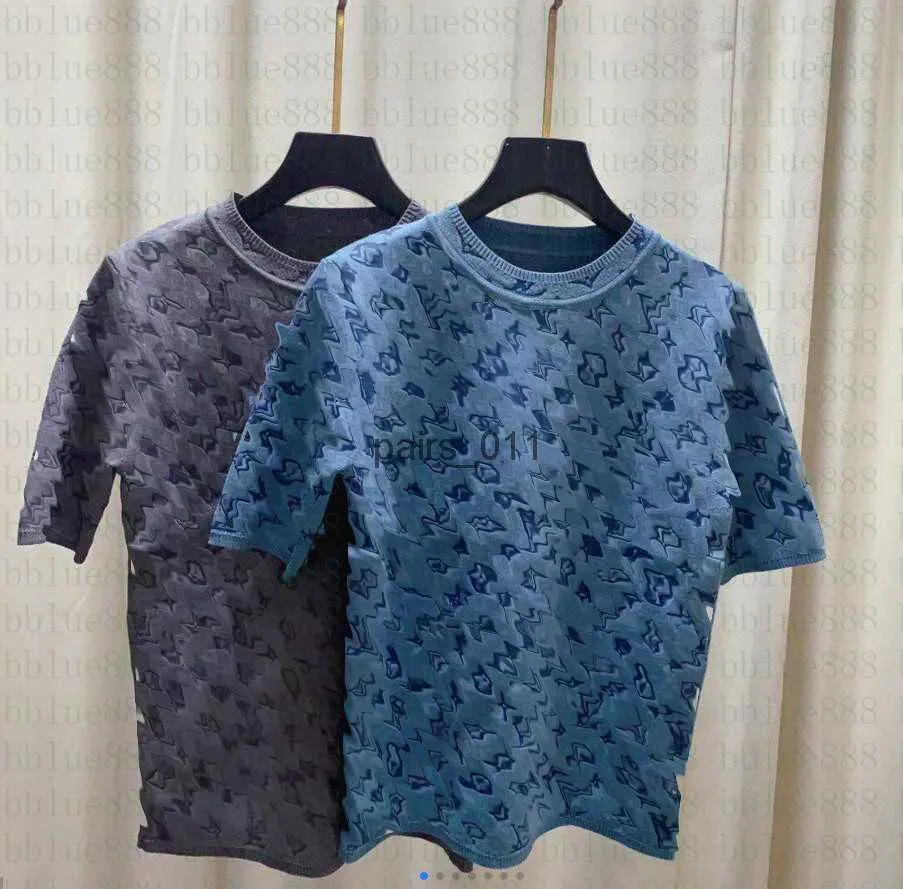 Women's Blouses Shirts T-Shirt knitting T-shirt age reducing versatile T- shirt 1122 240229