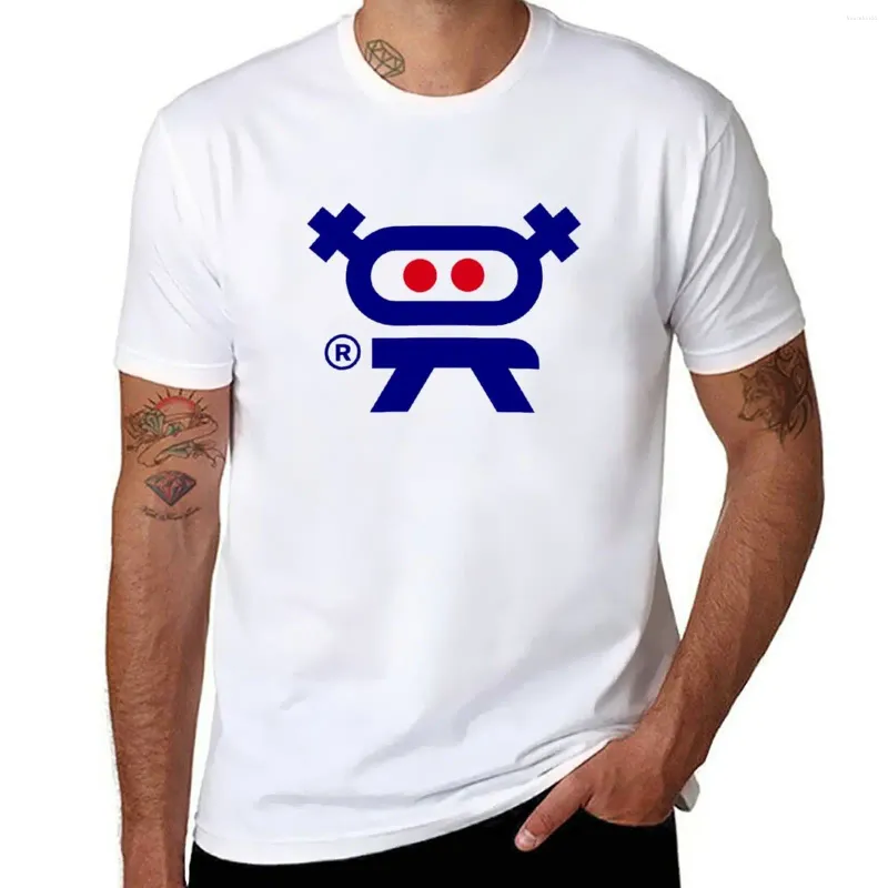 Regatas masculinas Wipeout 2097 - Camiseta azul encaracolada camisa curta de grandes dimensões roupas masculinas