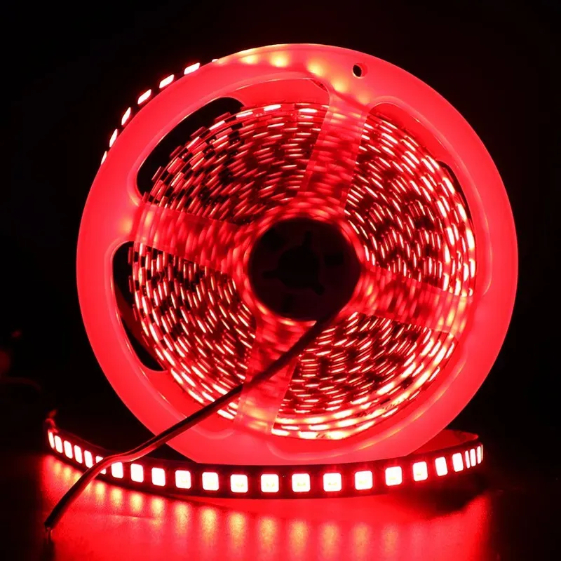 Umlight1688 5054 LED Strip 5m 120LEDs M NONE Waterproof Warm white 600 Led stripe Flexible LED Ribbon Tape More Bright 5050 5630304o