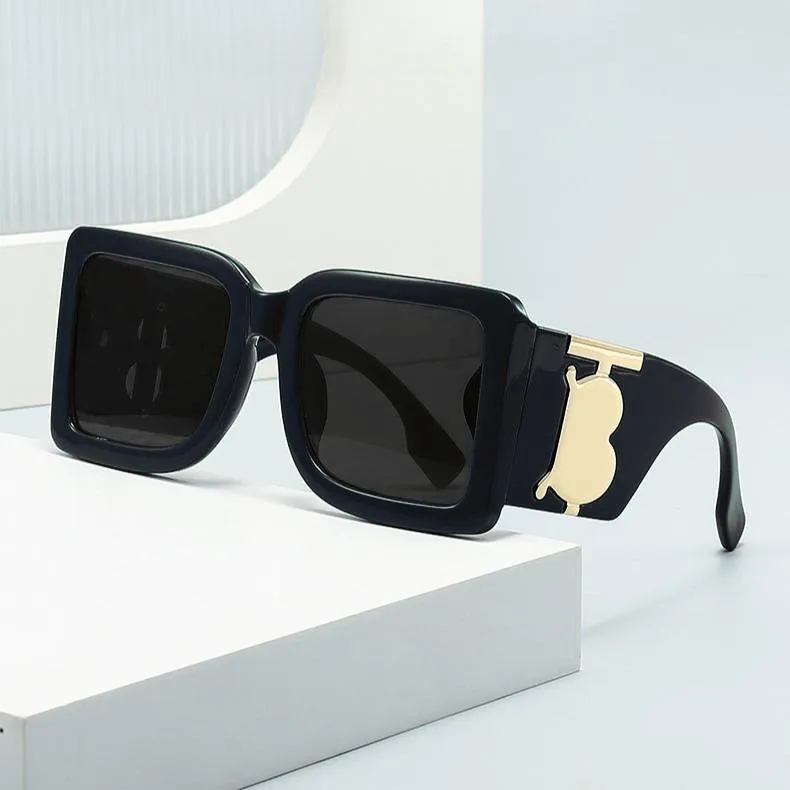 Designer-Herren-Sonnenbrille mit großen Buchstaben, Sonnenbrille für Damen, Sommer-Sonnenbrille, klassische Lady Adumbral Beach Shades-Brille