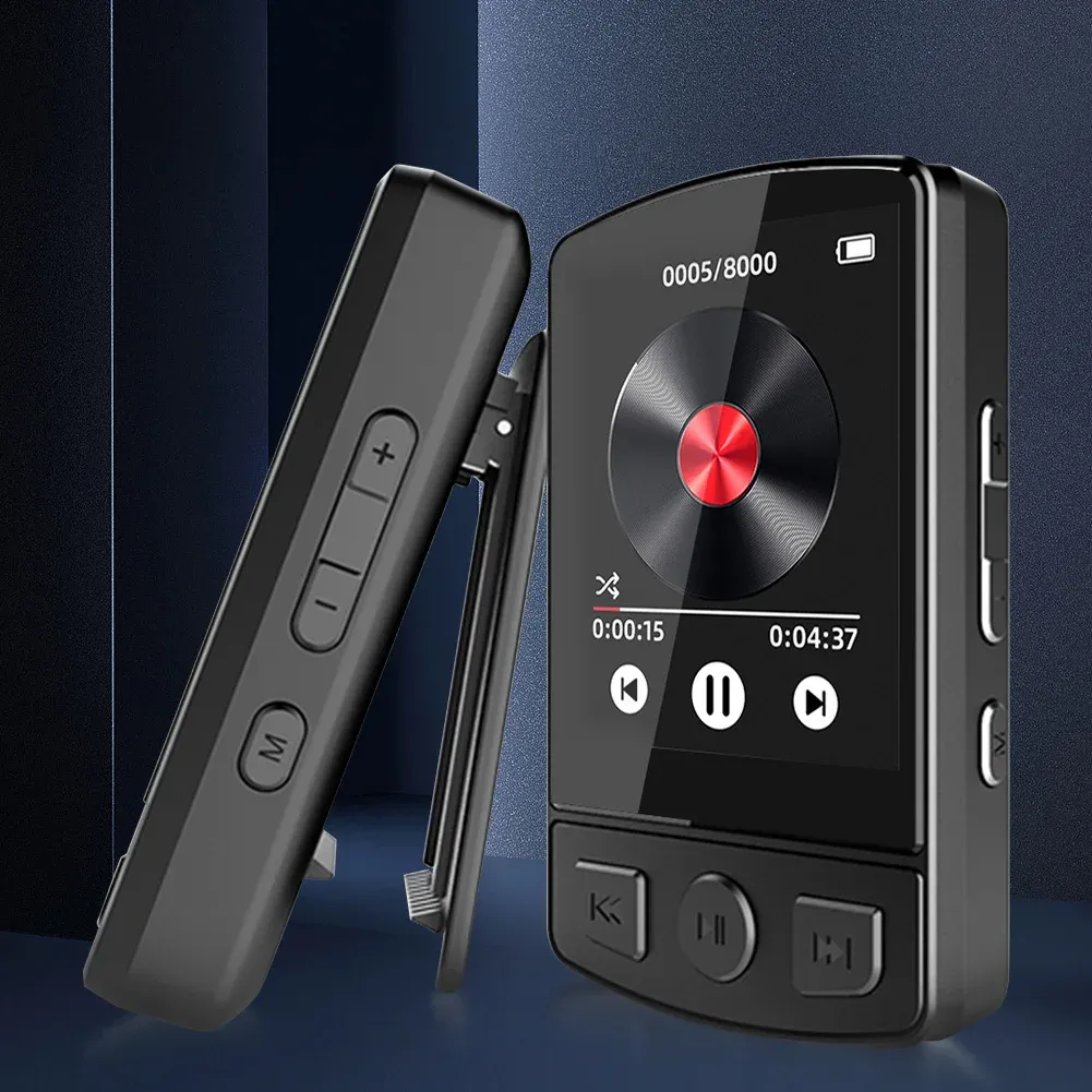 HiFi Wearable Music Player Bluetooth Compatible, 5.2MP3, FM Radio, 1