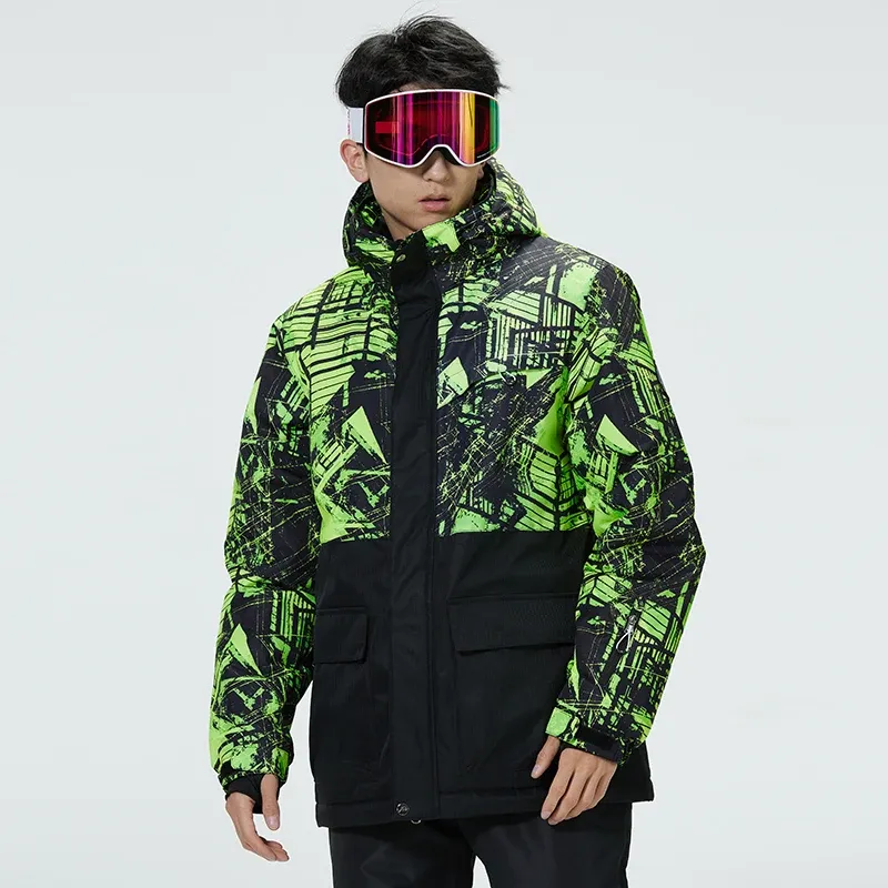 Ensembles 30 hommes ou femmes ensembles de combinaison de neige vêtements de snowboard vêtements d'extérieur d'hiver Costume imperméable vestes de ski + pantalons Unsex