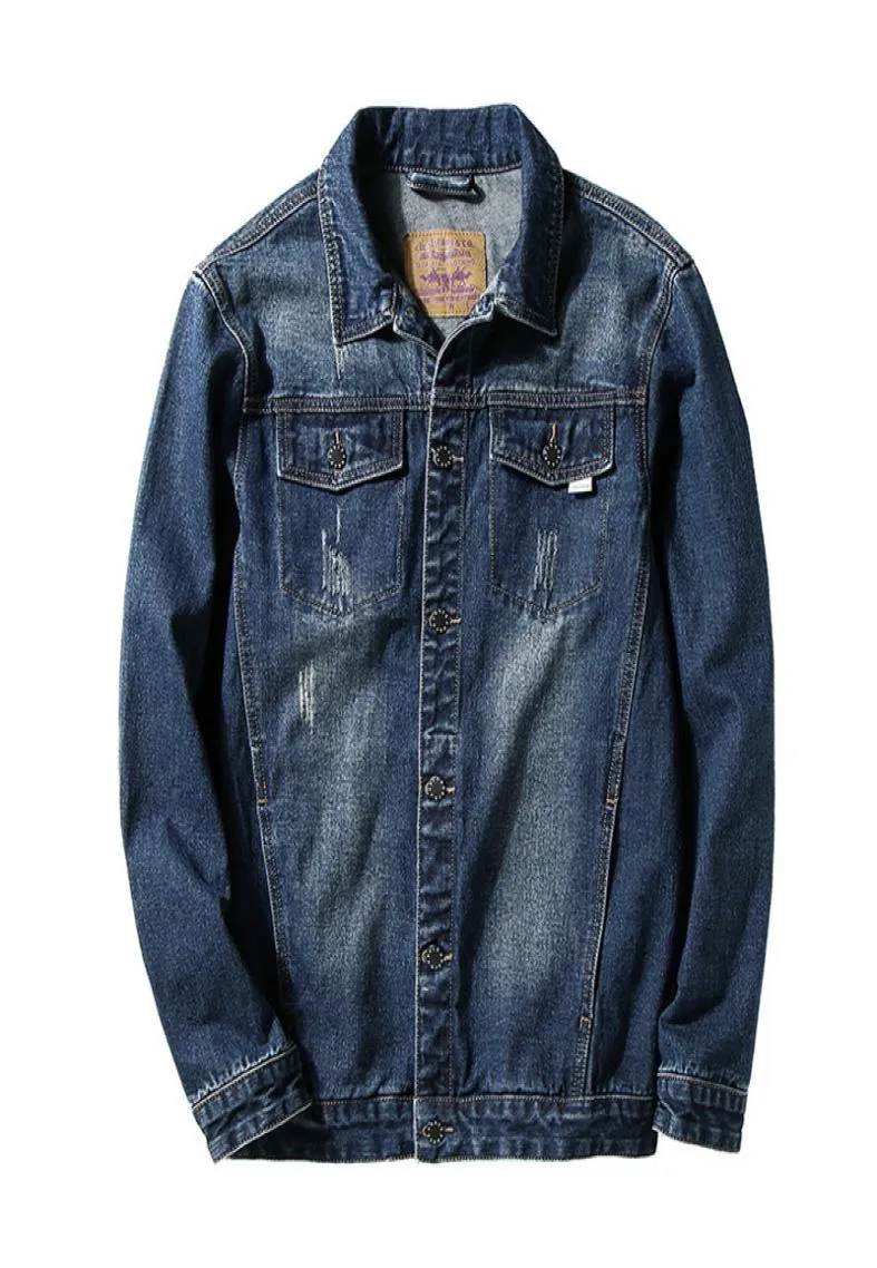 EBAIHUI 2020 NOWA wiosna i jesienna jeansowa dżinsowa kurtka menu Projekt ubrania duży azjatycki rozmiar l5xl 6xl 7xl1002694