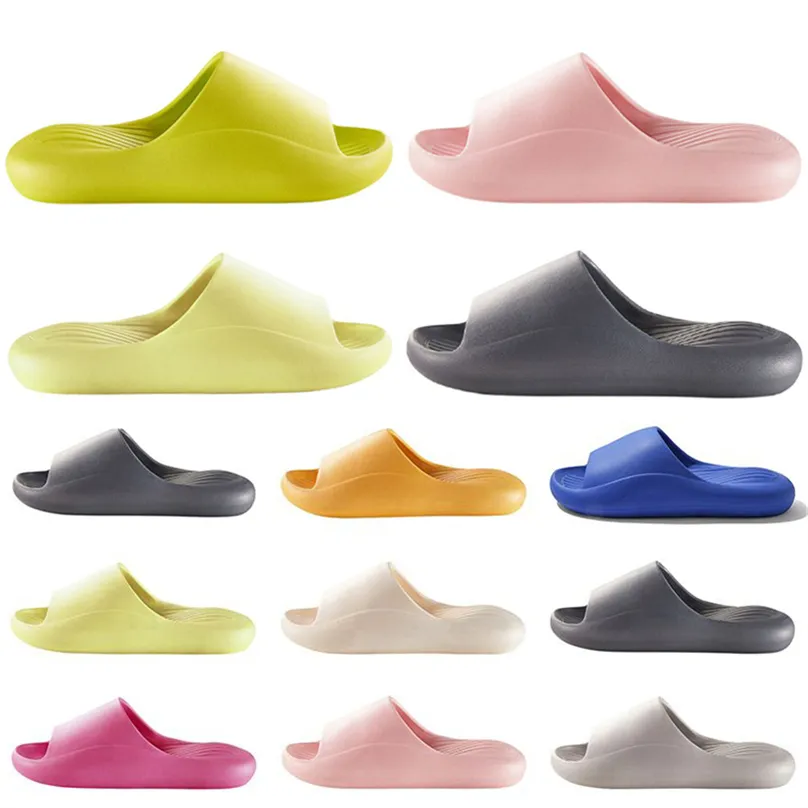 Style78 Hommes Femmes Pantoufles Été Diapositives Designer Sandales Classique Plage Imperméable Vert Rose Rouge Jaune Orange Bleu Gris Hommes Pantoufle Sandale Slide 36-45