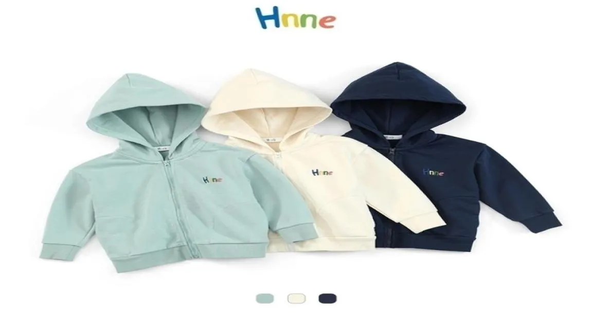 Hnne Autumn Hoodies Kid Zip Up Embroidery Sweatshirts Boy Girl Jackets Children Tracksuits HJ151180 2111101723583