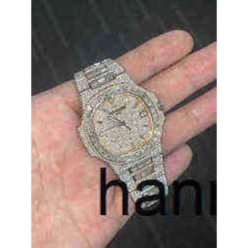 Zegarek na rękę sprzedaż gotówki w Hip Hop Watch Top Marka Niestandardowa Dign Men Ladi Luksusowy zestaw ręczny