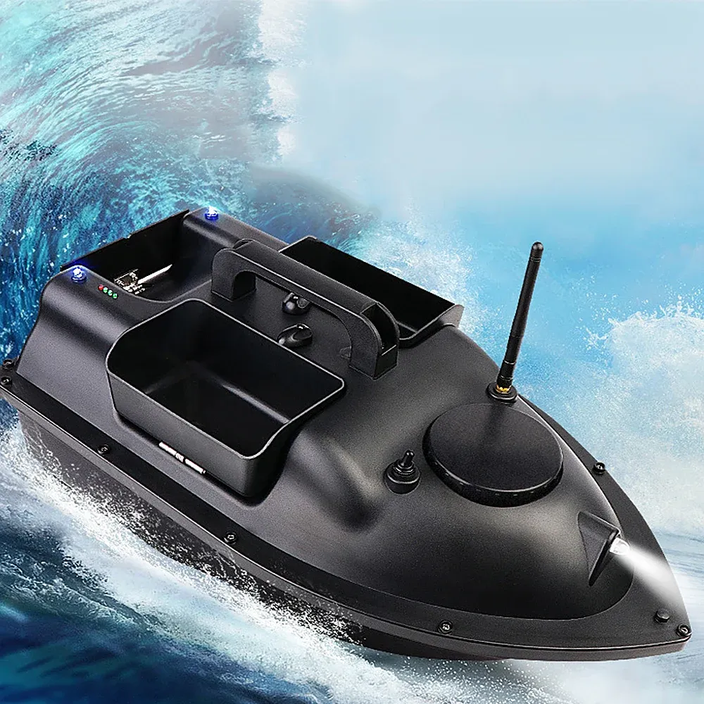 Outils GPS Smart Return Fish Finder RC Bateau de pêche Croisière GPS Positionnement 500M Contrôle indépendant 3 trémies Écran LCD RC Bait Boat