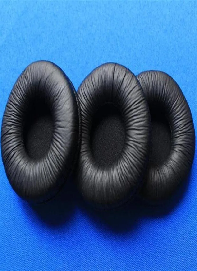 100 Pack 55mm Leatherette Ear Pad Earpads headset Ersättande öronkuddar Duarabla örnbudssvampskydd 55 cm Passning på de flesta headphon2030590