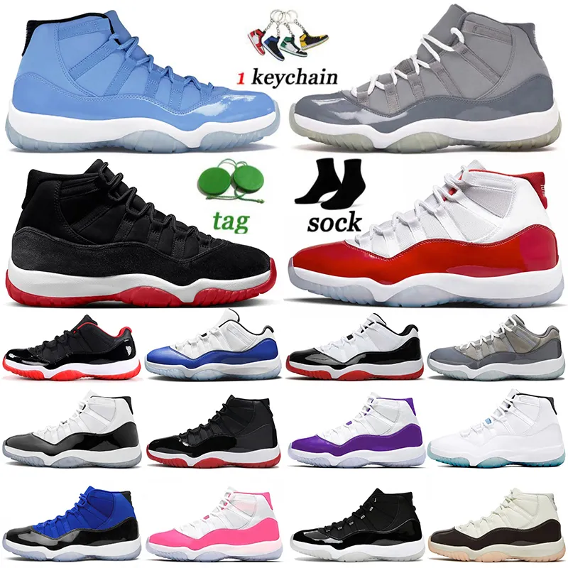 Cherry 11s Basketball Shoes Jumpman 11 Low Bred Velvet Cool Grey Sneakers Men Women Trainers Concord Pantone Legend Blue Space Jam 11 Neapolitan Sports Size US 13
