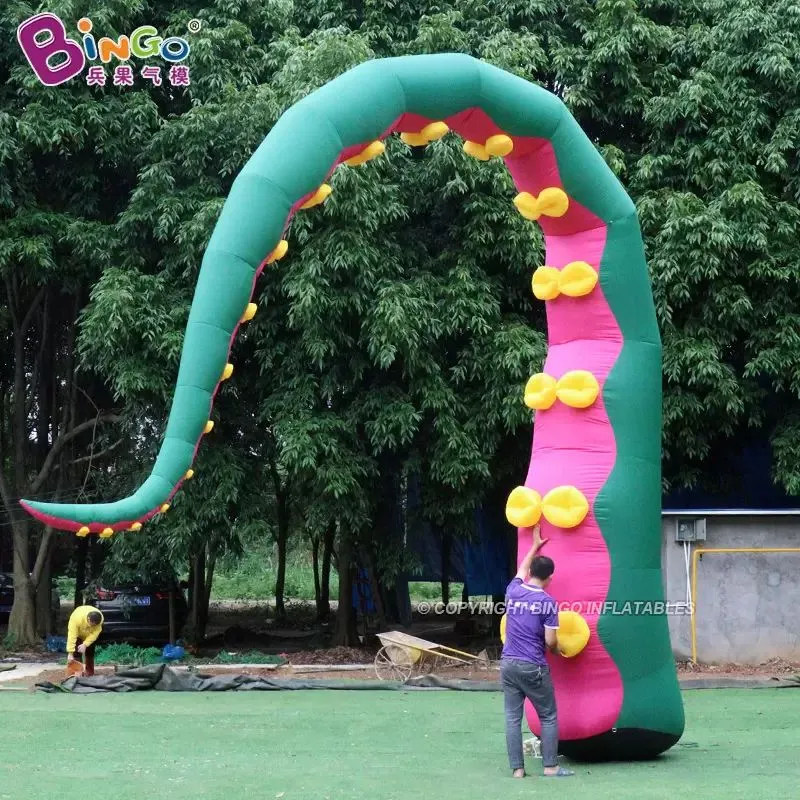 wholesale Inflatable Octopus Tentacles For Buildings Decoration 7M Height Toys Sports