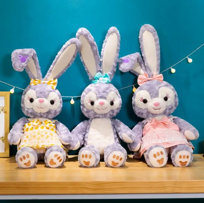 نجم الرسوم المتحركة Delu Delu Stella Rabbit Plush Toy Rabbit Cloth Dolly Jewelry