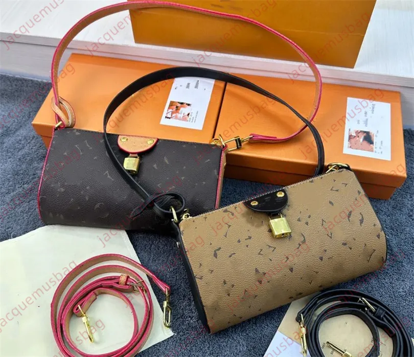 Mujeres po ch tte tirette bolsos diseñador SS24 cerradura hombro bolso de la axila bolso de mano bolsa de embrague cartera hobo monederos calidad cuero crossbody satchels DHgate Sacoche