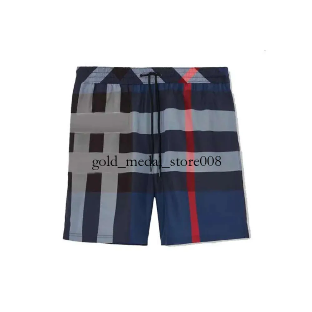 Męskie szorty męskie wysokiej jakości Burberys Projektantki Summer Kobiety Mężczyźni Striped Shorts to elegancki pływanie krótka sport