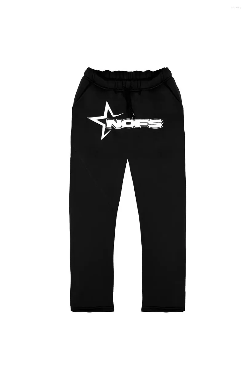 メンズトラックスーツメンスターNOFSプリントプルオーバーパーカー弾力 