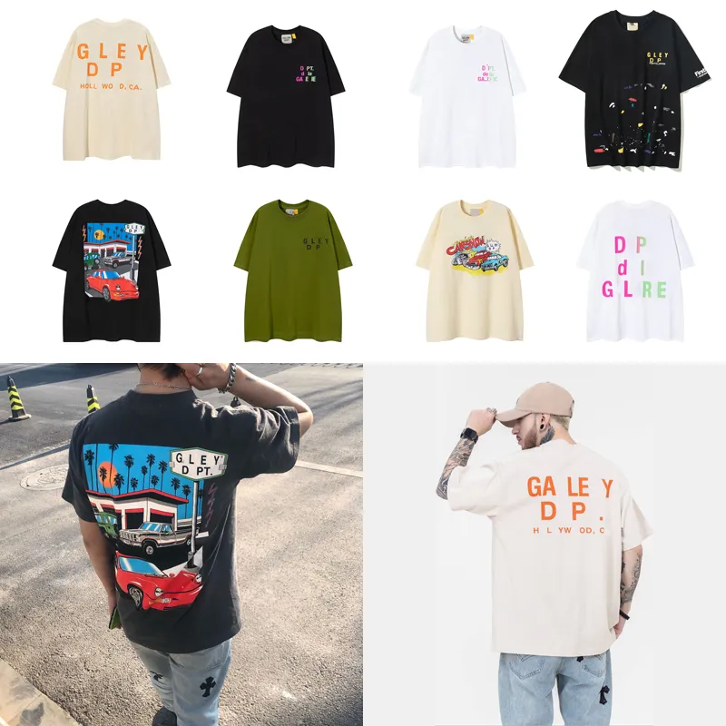 男性Tシャツギャラリーは、ショートデザイナー半袖シャツ夏半袖高品質のTシャツレタリンググラフィティメンズとレディースを出発する