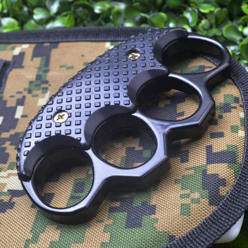 For Sale Real Hard Outdoor Gear Durable Affordable Solid 100% Four Finger Rings Window Brackets Fighting Punching Survival Tool 5Pcs Hard Ring Perfect 306699