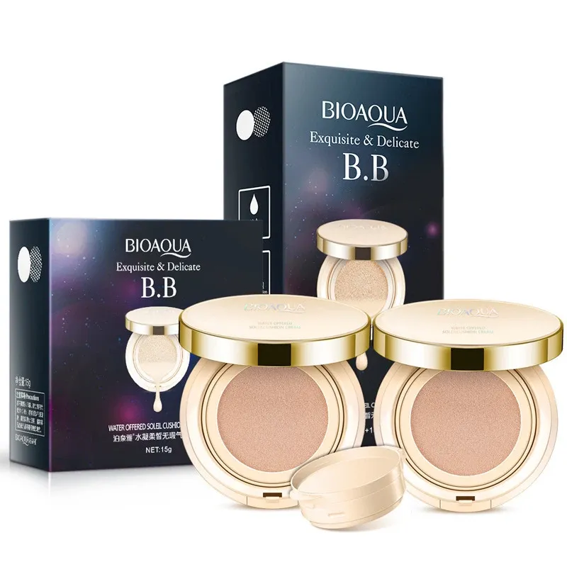 Crèmes Coussin d'air BB Crème Éclaircir Correcteur Fond de Teint Hydratant Visage Blanchiment Maquillage Base du Visage Couverture Parfaite Cosmétiques