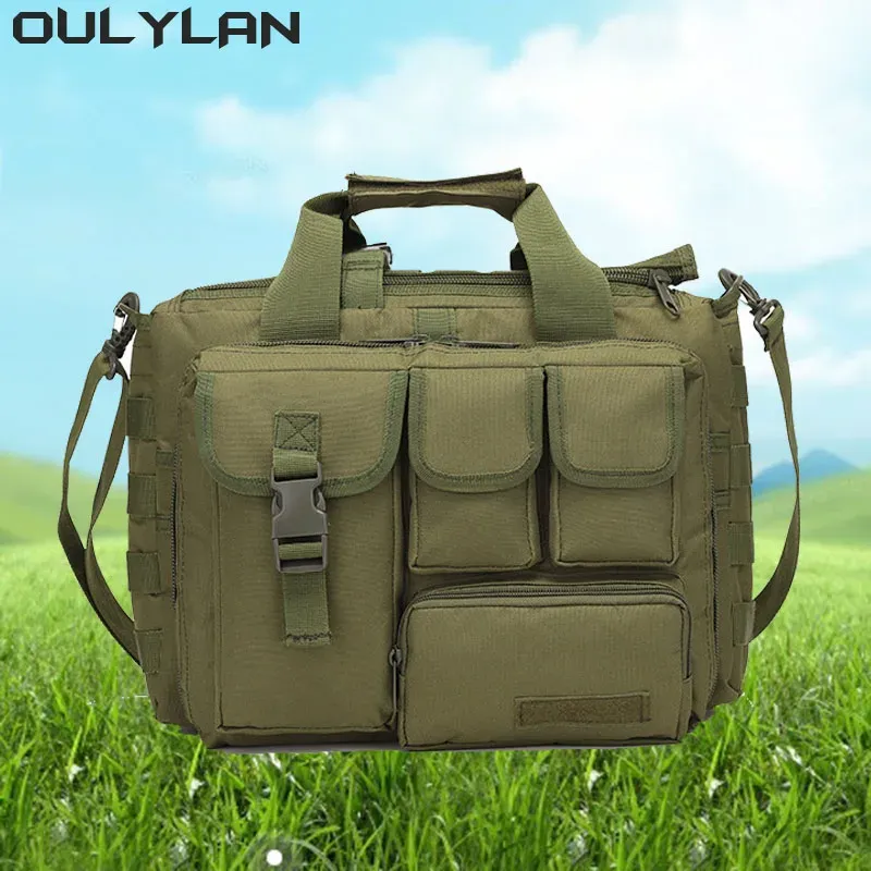 Рюкзак OULYLAN, мужской, большой вместимости, уличный, большой вместимости, армейская военная сумка, сумки для ноутбука, портативная сумка через плечо, сумка для инструментов для кемпинга и пешего туризма
