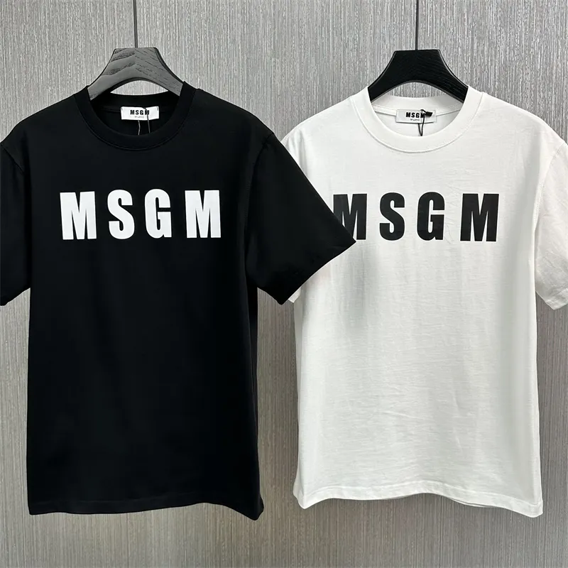 MSG Luxury Designer T-shirts pour hommes Femmes T-shirts Femmes Designers Tees -12 Homme Chemise décontractée Luxurys Vêtements C1 Streetwear Fit Shorts Manches Vêtements d'été