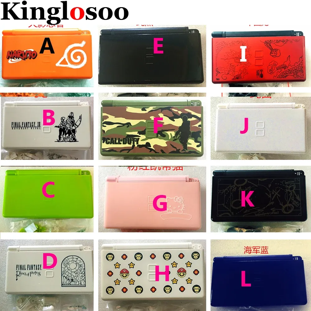 Fall Special Full Set Housing Shell Case w/ Button Kit för Nintendo DS Lite DSL gratis skruvmejsel