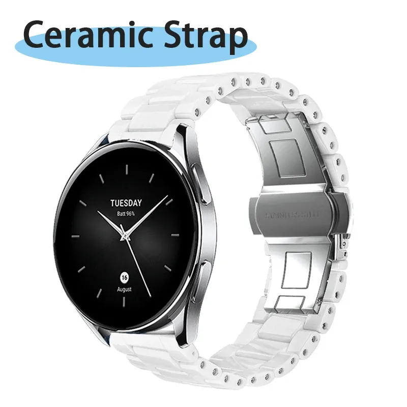 Watches Ceramic Bracelet For Xiaomi Watch S2 WristBand For Xiaomi Watch S1 Active Watch Band For Mi Watch Sport Color 2 Strap Correa