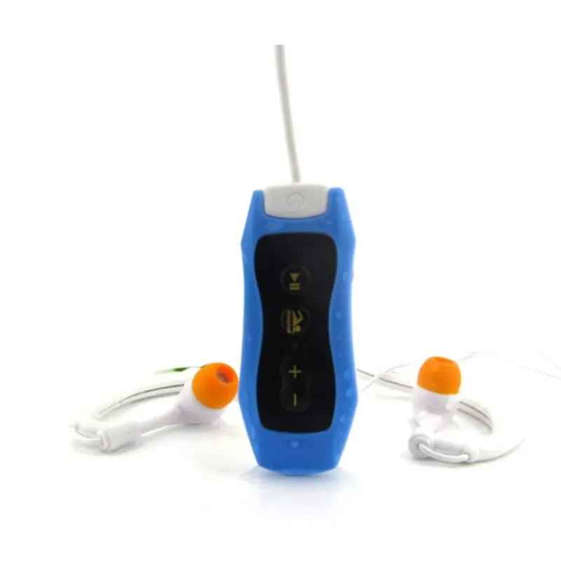 Speler Waterdicht IPX8 Clip MP3-speler FM-radio Stereogeluid Zwemmen Duiken Surfen Fietsen Sport Muziekspeler met FM(D) Gemakkelijk te gebruiken