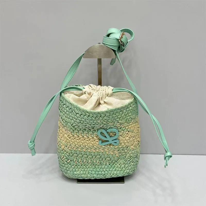 Mini Beach Bag Summer Straw Bag Woven Vegetable Basket Designer Tote Bag Weekend Bag Designer Handbag Travel Bag Vacation Crossbody Purse Shoulder Bags