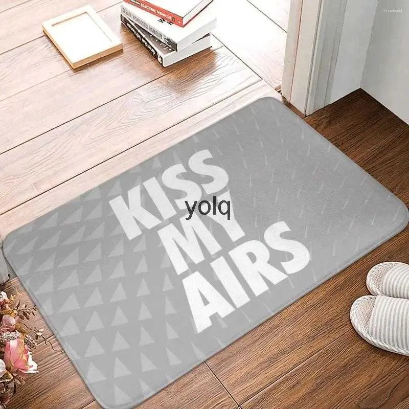 Dywany Kiss My Airs Sneaker Head Hype Doormat Dywan dywan dywanów podnóżka poliestru bez poślizgu scrap-scrap-scrap-pokój korytarz KitchenH24229